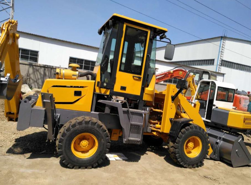 50hp Mini Tractor Backhoe Loader , 3t Front End Loader Backhoe