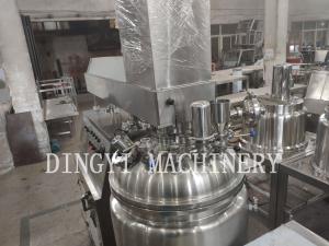 Quality Stainless Steel Cosmetic Cream Making Machine / Vacuum Mixer Homogenizer wholesale