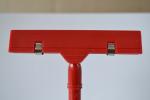 Durable Promotion Price Tag Holder Clip For Pop Advertising , PVC Board