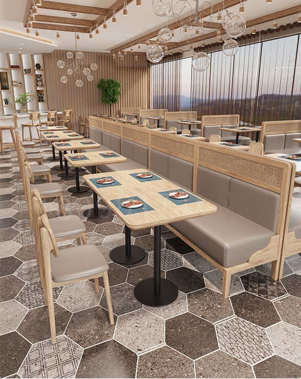 Outdoor Restaurant Booth Seating For Kitchen In Dining Room 120x55x105CM