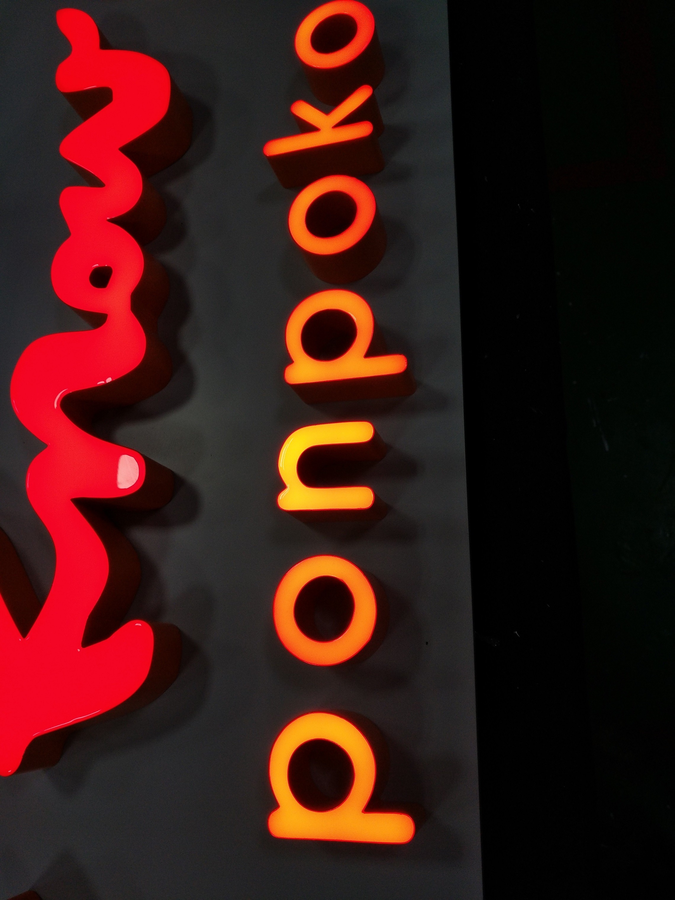 Building Facade Front Lit Channel Letter Sign Waterproof 120V