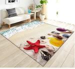 Living room large carpet, bedroom floor mat, scenic, artistic, cute, non slip