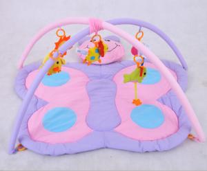 Quality Purple Butterfly Babies Play Gyms And Mats / Baby Girl Play Gym wholesale