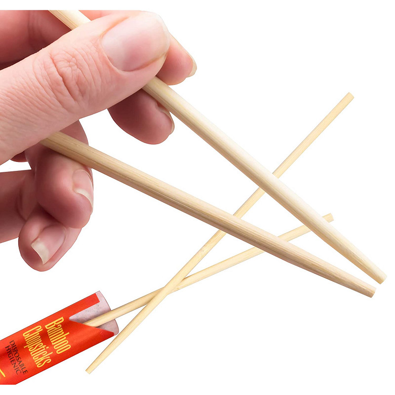 Grade A AB 8" 9" Disposable Bamboo Chopsticks Round Bamboo Chopsticks