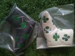 Four Leaf Clover headcover , Golf headcover , golf headcover , putter headcover