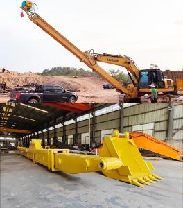 Quality Two Stage Hydraulic Telescopic Arm Excavator Long Reach Telescopic Boom For CAT Komatsu wholesale