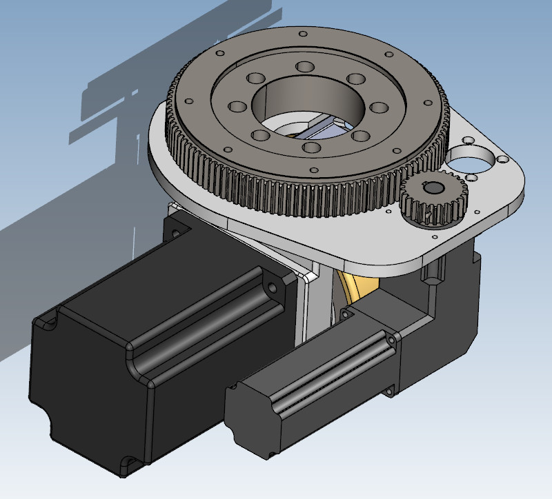 2T AGV AC Motor Drive Wheel With Steering 24V 1300W DC Motor
