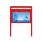 Urhealth 55 inch digital retail signage outdoor LCD display stand of CWD for