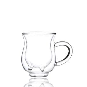 Quality China Wholesale Heat Resistant Hot Beverage Double Wall Glass Cup wholesale