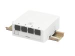 4port Small Indoor Fiber Termination Box For 35mm DIN Rack Mounted