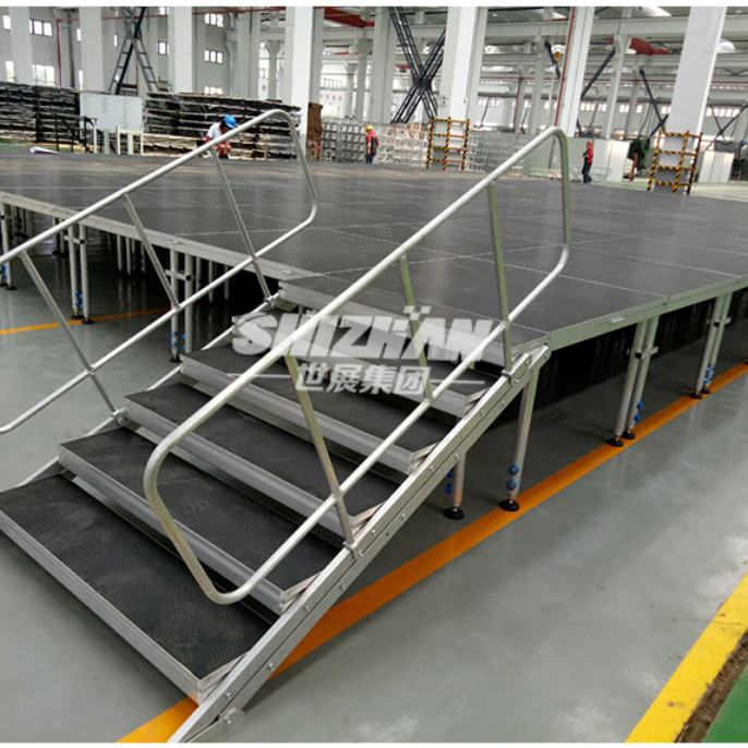 Easy Install Fully Aluminum Adjustable TUV Portable Concert Stage