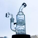 12 Arms Thick Glass Bong Hookah Percolator Perc Oil Rigs 14mm Joint