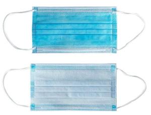 Quality Blue Surgical Medical Procedure 3 Ply Earloop Disposable Face Mask wholesale