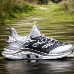 OEM Custom Fit Walking Shoes Sneakers Mesh Cotton Fabric