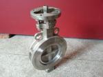 PN10 Stainless Steel Centerline Butterfly Valves , Metal Seated Lug Type