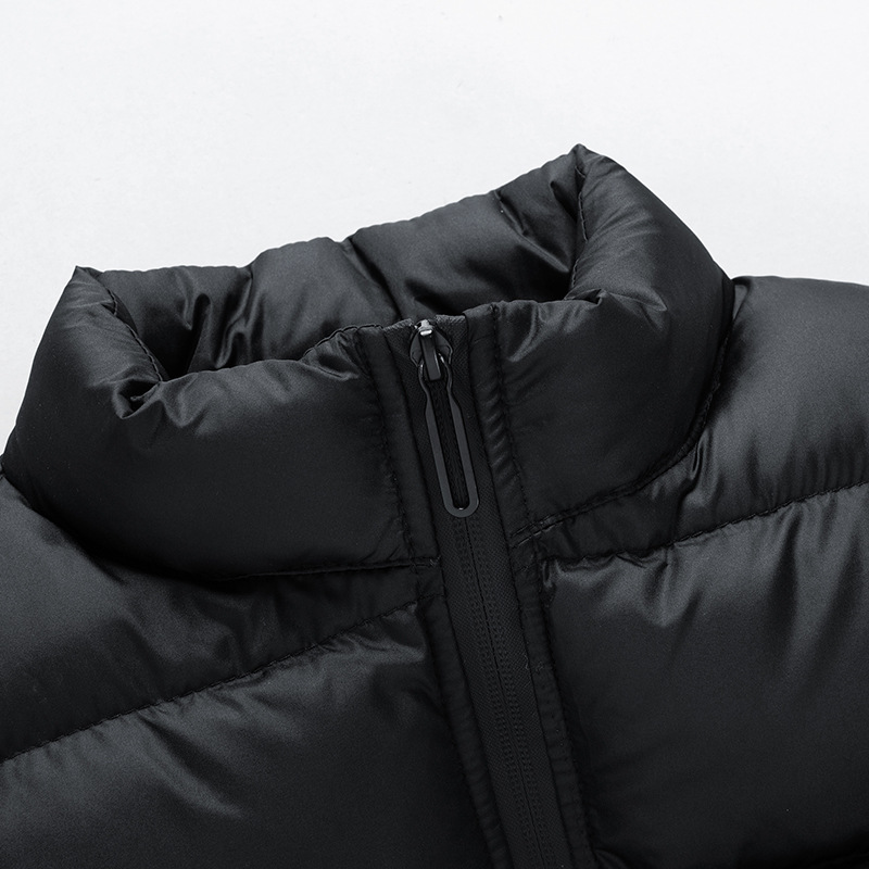 Cotton Cold Weather Vest Zipper Utility Oversized Slim Fit Outerwear