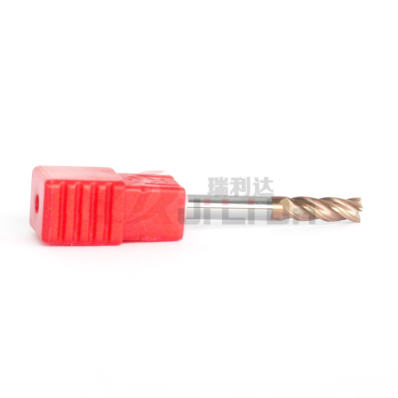 4mm Carbide End Mill 4 Flute 1/8" For Steel HRC55 RLD Tools