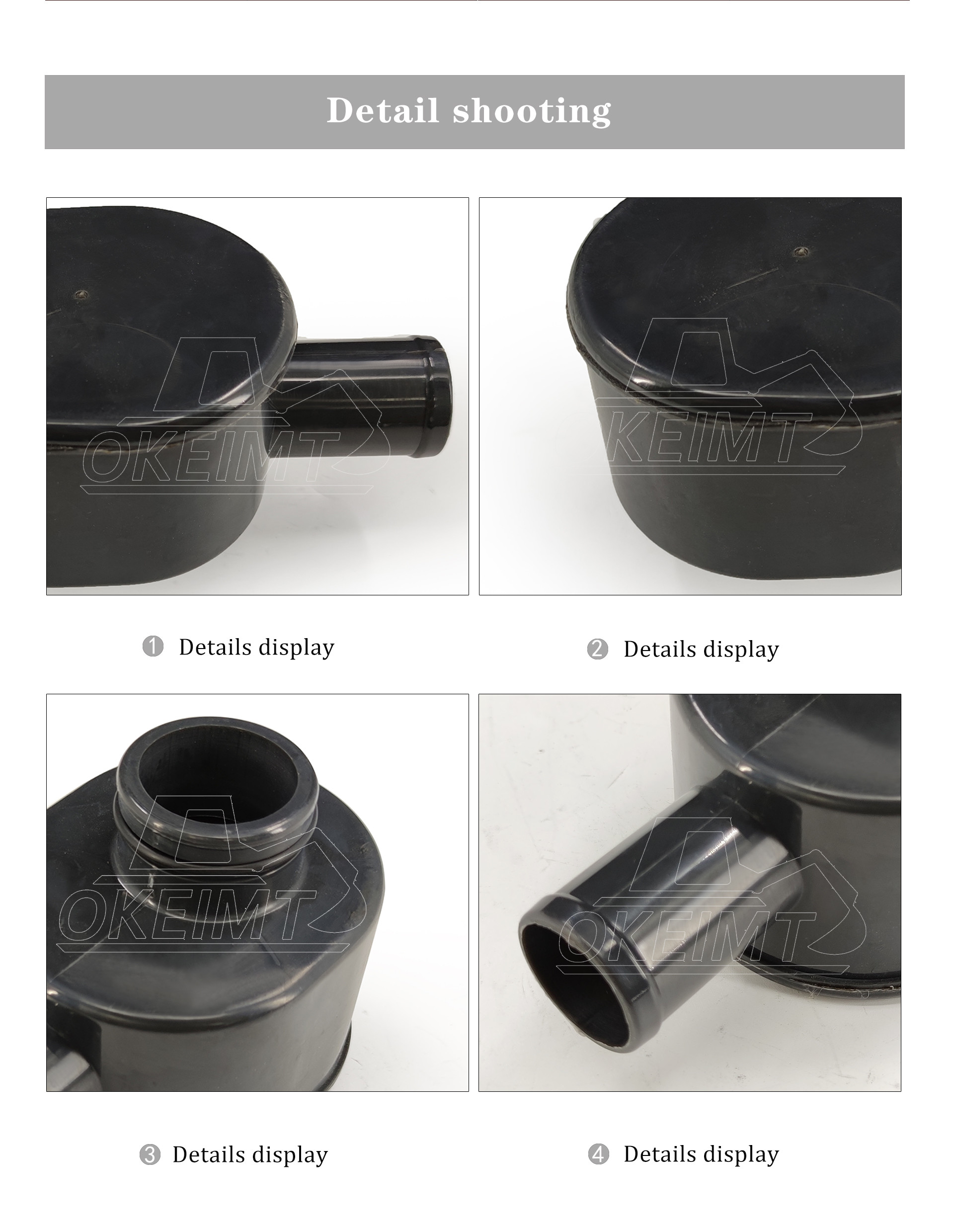 Excavator Engine Parts 6D16 6D14 Air Breather 26710-93000 For Hyundai
