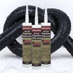 Acetic Construction Silicone Sealant With White Black Transparent Color