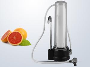 China Single Stage Ceramic Water Filter Cartridge Replacement Countertop Clear Housing on sale