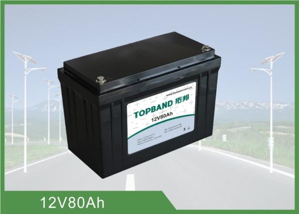 Light Weight 12v 80ah Led Light Battery , Lithium Iron Phosphate Batteries Eco