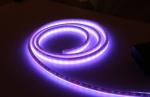 Milky white LED rope lights for landscape lighting