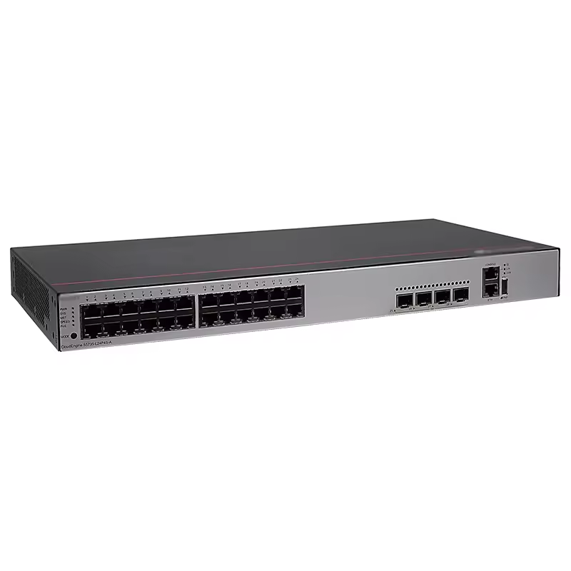 10/100/1000Mbps Transmission Rate Gigabit Access Switches with 24 POE Ports and 4 GE SFP