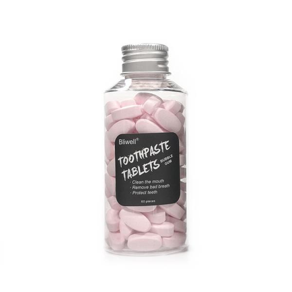 Travel Eco Natural Toothpaste Tablets Bubble Gum Sensitive Teeth Toothpaste