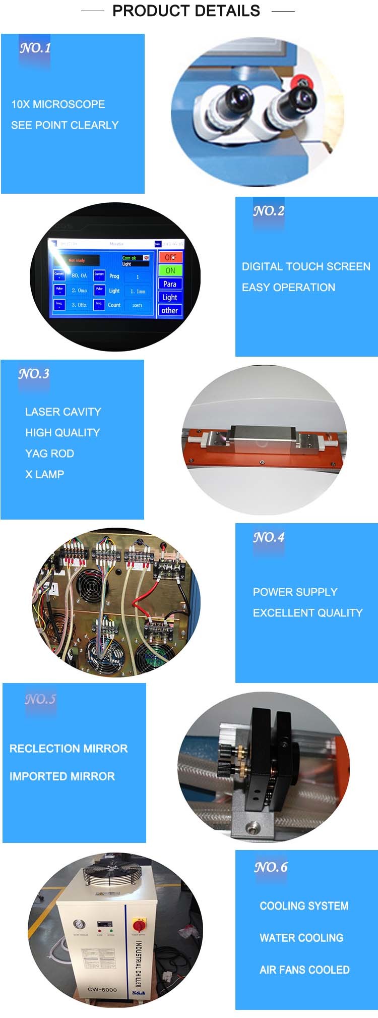 Non Pollution Laser Welding Jewelry Machine , 400 Watt YAG Laser Spot Soldering Machine