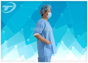 Quality Disposable SMS non woven scrub suit / patient gown / surgical gown wholesale