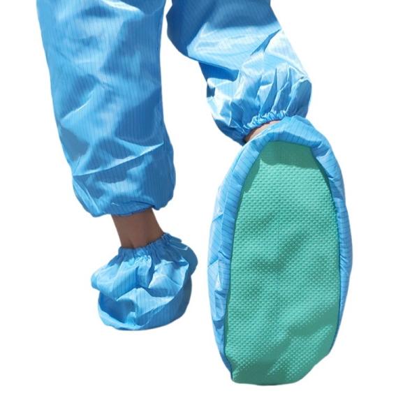Functional Esd 100% Polyester With Conductive Fiber Anti Static Cleanroom