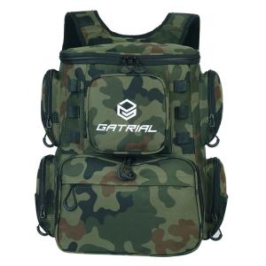 Quality Functional Camouflage Fishing Backpack Waterproof Customized wholesale