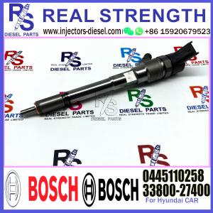 Quality Original Car Fuel Injector Nozzles 33800-27400 0445110258 0445110257 For New Hyundai Kia TUCSON SPORTAGE wholesale