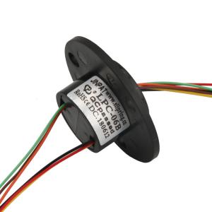Quality IP54 Coaxial Miniature Through Bore Slip Ring Rotating Speed Optional 240VAC wholesale