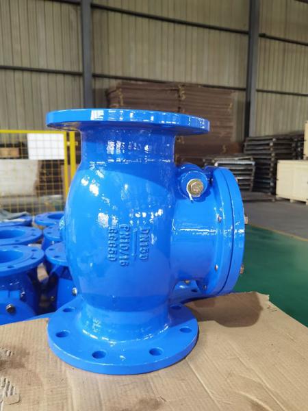Cheap Water / Steam / Oil / Gas Swing Type Cast Iron Check Valve PN10 - PN16 125lb - 150lb 5K-10K for sale