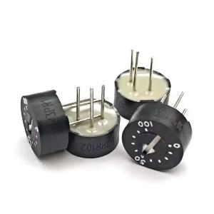 Quality 93PR black circular graduated potentiometer 102 202 502 103 203 503 104 204 504 wholesale
