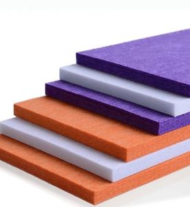 Quality Office Acoustic Panel Pet Fiber Felt Sound Absorbing Wall Decorative wholesale