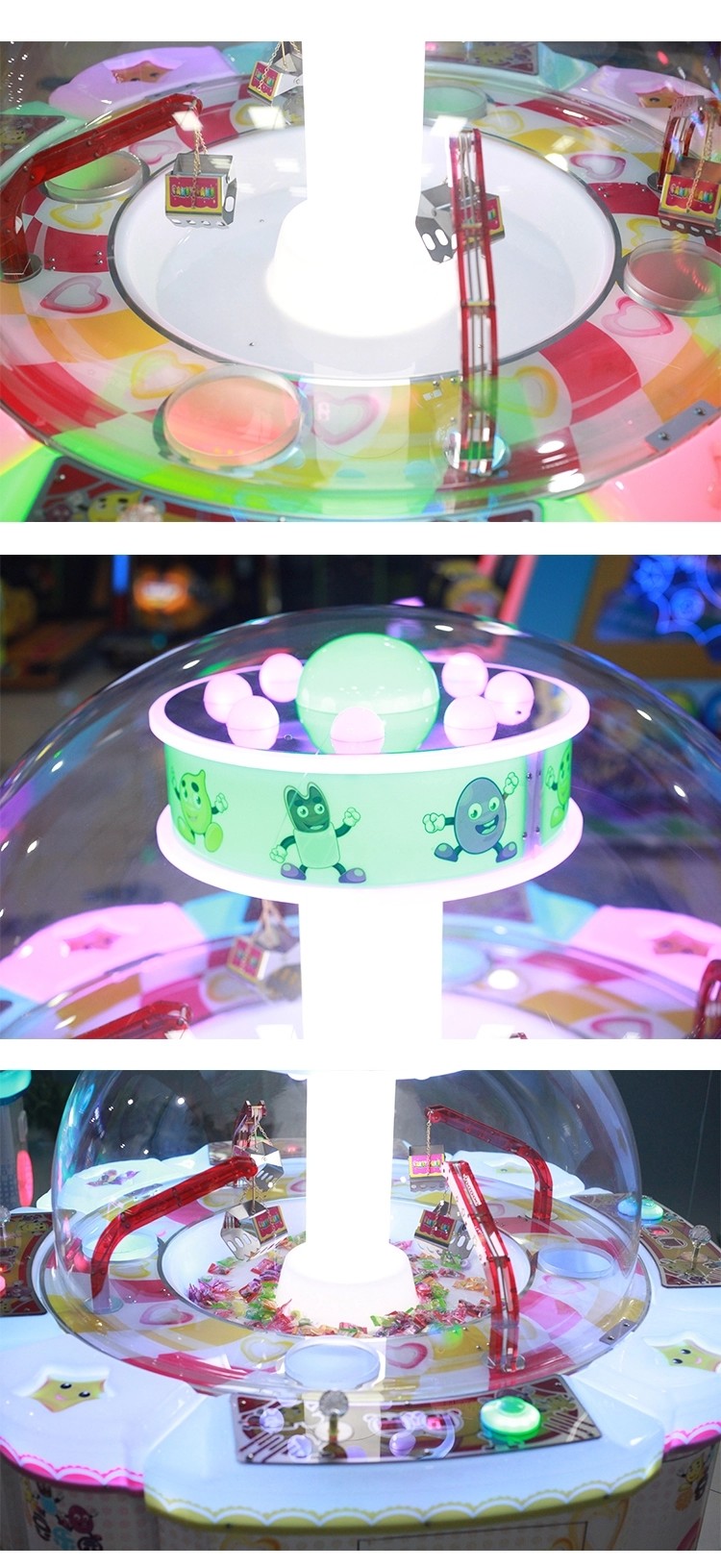 220V Medium Sized Claw Machine , 12 Months Redemption Vending Toy Machine