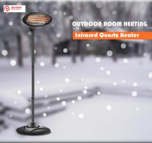 Quality Mr Patio Electric infrared Quartz Heater 1500W Free Standing and Wall mounter Outdoor Heater wholesale