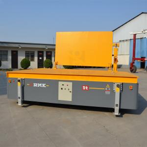 Quality Heavy Duty Steerable Electric Flat Car , 5T Material Handling Trolley Stepless Speed wholesale