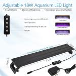 Colored Led Light Farming Curved Aquarium Fish Tank