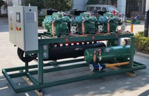 Quality Semi Hermetic Parallel Refrigeration Rack Systems Multi Stage Energy Adjustments condenser unit wholesale