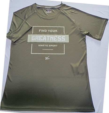Active Dye Fast Dry S To XL Mens Crew Neck T Shirt Half Sleeve