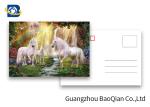 Souvenir Gift 3D Lenticular Card With Customized Logo / Lenticular Photo