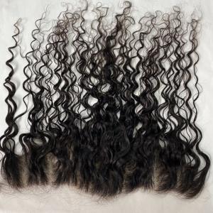 Quality 13x4 HD Lace Frontal 10A Brazilian Italy Curly Frontal Closure Human Hair 100% Unprocessed Virgin Ear to Ear Lace Frontal Human Hair Pre Plucked with wholesale