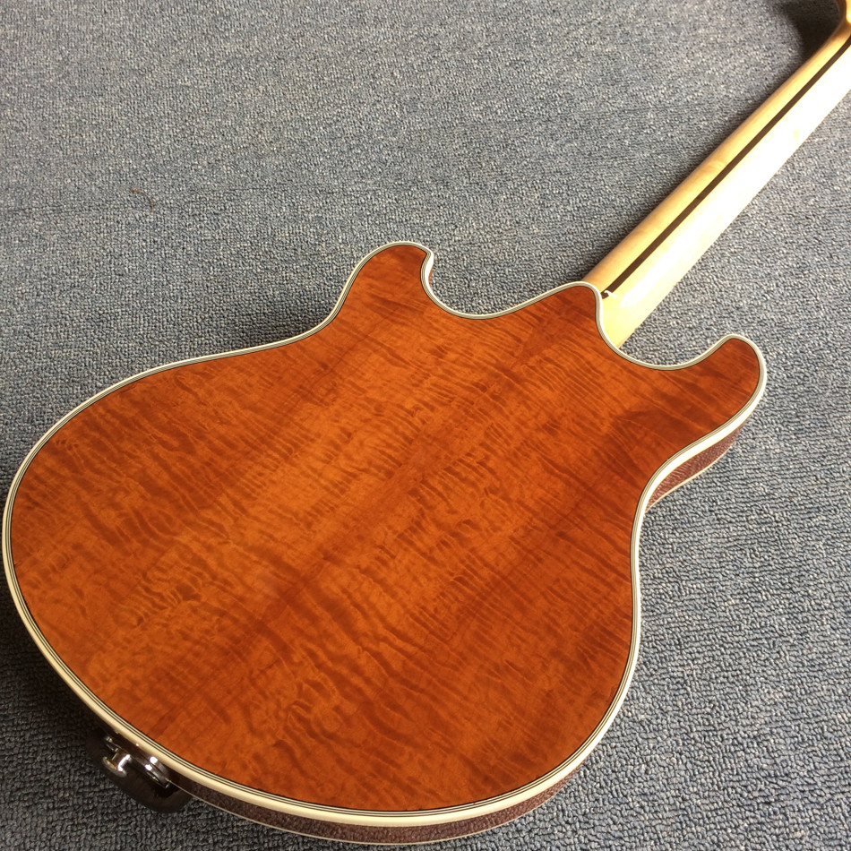 Custom F Hole Rosewood Fingerboard Electric Guitar in Kinds Color