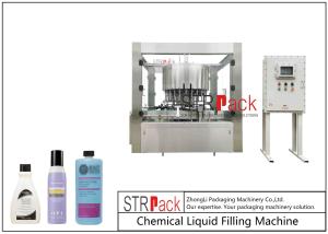 China Isobaric Rotary Liquid Filling Machine SUS304 24 Head Piston Filler 8000bottles/H on sale