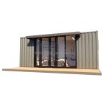 Residential Modular Prefabricated Trailer with 50/75/100mm Wave Sandwich Panel