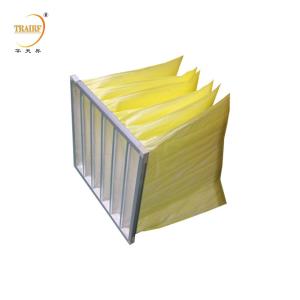 Quality Aluminum Frame Air Conditioning Medium Pocket Filter Media For Hvac wholesale