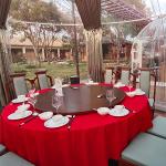 Prefab Glamping Dome Tents Diameter 5m Lightweight Clear Dome Tent